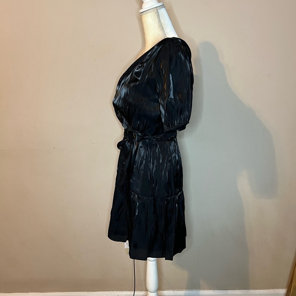 💃🏻BCBGeneration Black Asymmetrical One-Shoulder Cocktail Dress - Picture 3 of 6